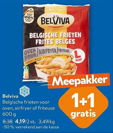 Promotie: Belviva Belgische frieten