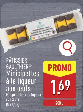 Offre: Minipipettes à la liqueur aux œufs