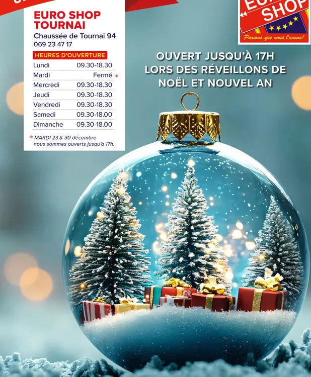 Offre: Euro shop tournai