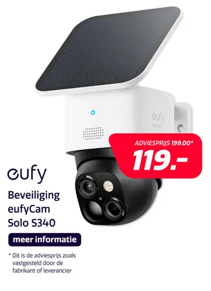 Aanbieding: Eufy eufyCam Solo S340