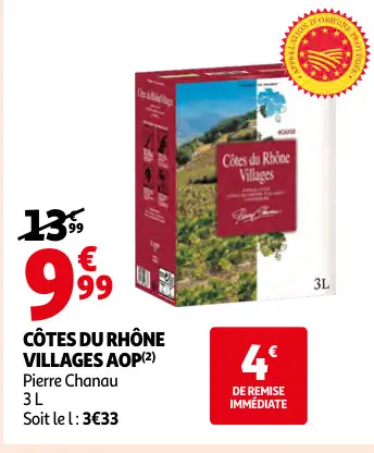 Promotie: Côtes du rhône villages aop