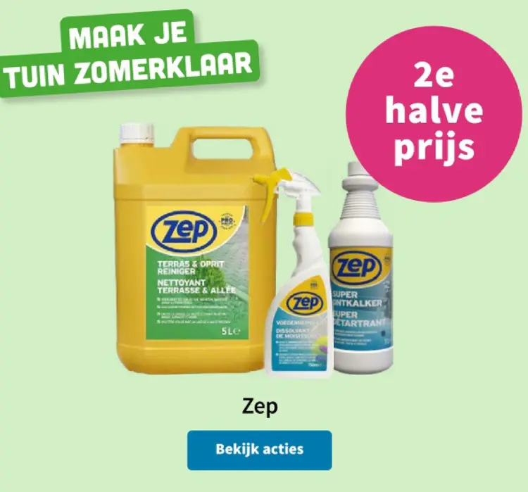 Promotie: Zep Terras & Oprit Reiniger, Voegenreiniger, 