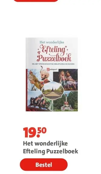 Aanbieding: Het wonderlijke Efteling Puzzelboek