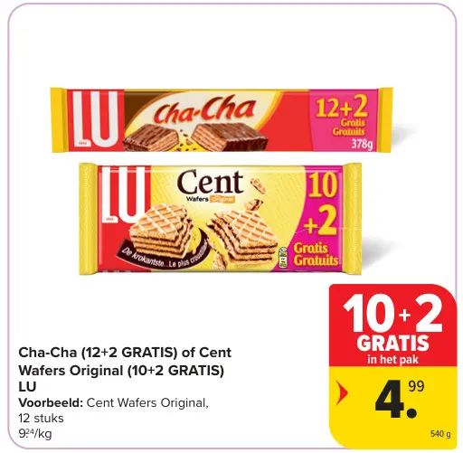 Promotie: Cha-Cha of Cent Wafers Original