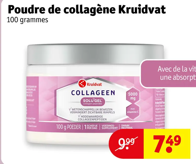Offre: Poudre de collagène Kruidvat