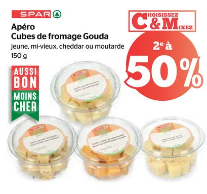 Offre: Apéro Cubes de fromage Gouda