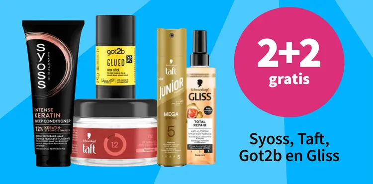 Promotie: Syoss, Taft, Got2B en Gliss