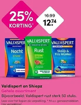 Aanbieding: Valdispert en Shiepz Gehele assortiment
