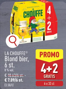 Promotie: LA CHOUFFE Blond bier