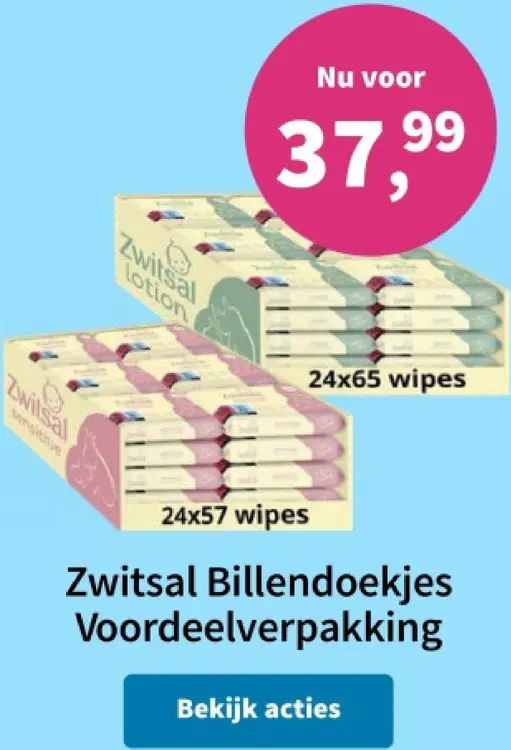 Promotie: Billendoekjes Voordeelverpakking