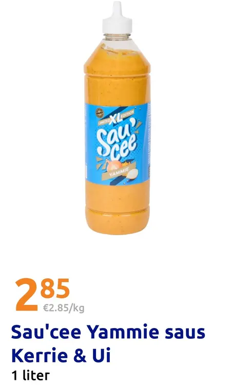 Aanbieding: Sau'cee Yammie saus Kerrie & Ui