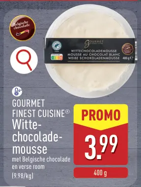 Promotie: Witte chocolademousse