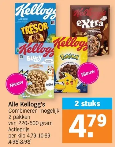 Promotie: Alle Kellogg's