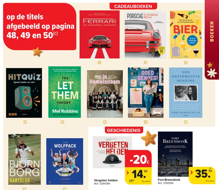 Aanbieding: Cadeauboeken