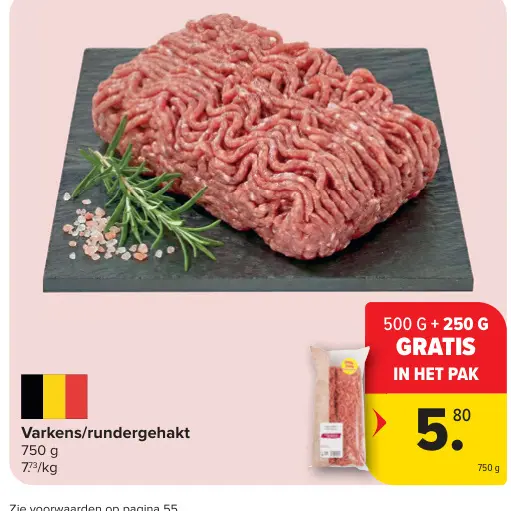Promotie: Varkens/rundergehakt