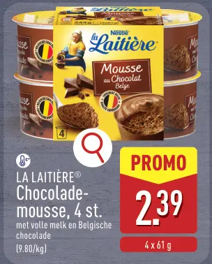 Promotie: Chocolade-mousse