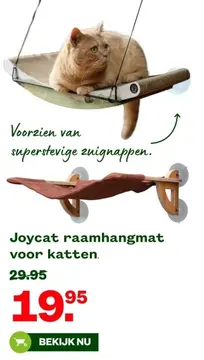 Aanbieding: Joycat raamhangmat voor katten