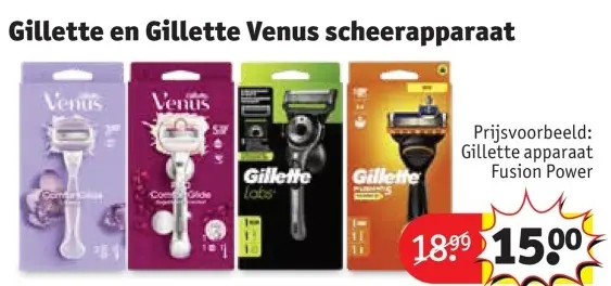 Promotie: Gillette en Gillette Venus scheerapparaat