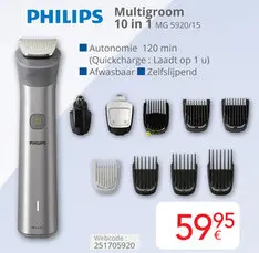 Promotie: Multigroom 10 in 1 MG 5920/15