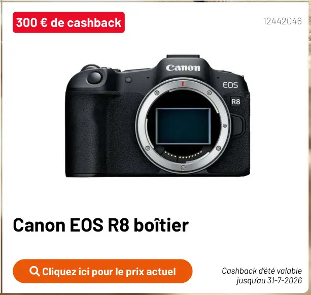 Offre: EOS R8 boîtier