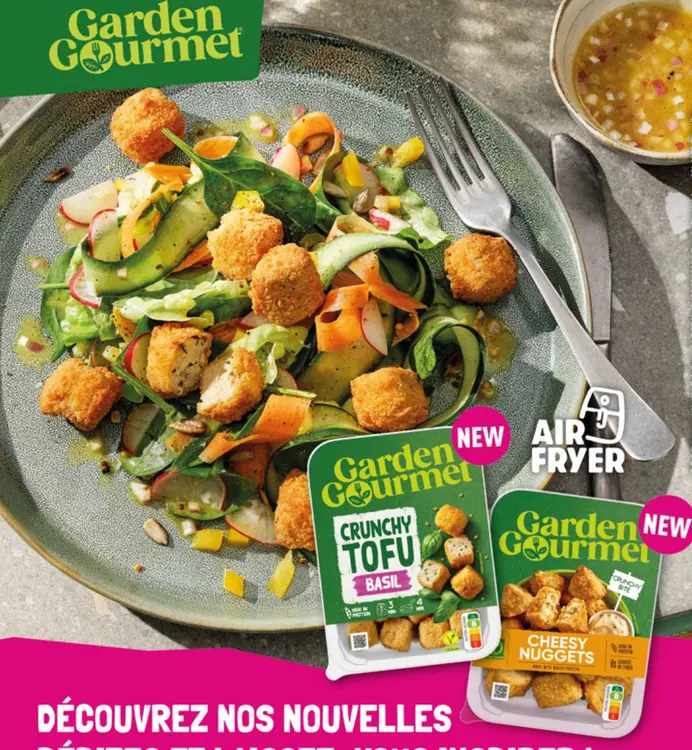 Offre: Crunchy tofu basil & cheesy nuggets