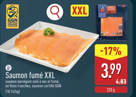 Offre: Saumon fumé XXL