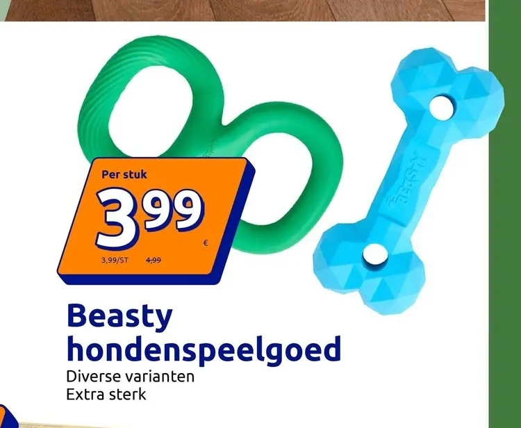 Promotie: Beasty hondenspeelgoed