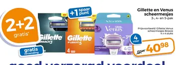 Aanbieding: Gillette en Venus scheermesjes