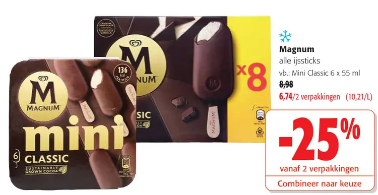 Promotie: Magnum alle ijssticks