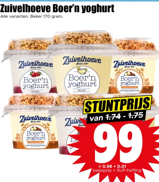 Aanbieding: Boer'n yoghurt