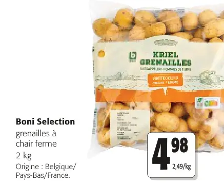 Offre: grenailles à chair ferme