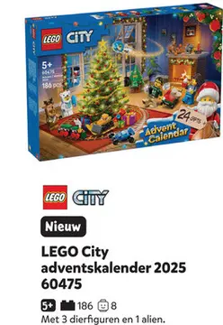 Aanbieding: LEGO City adventskalender 2025