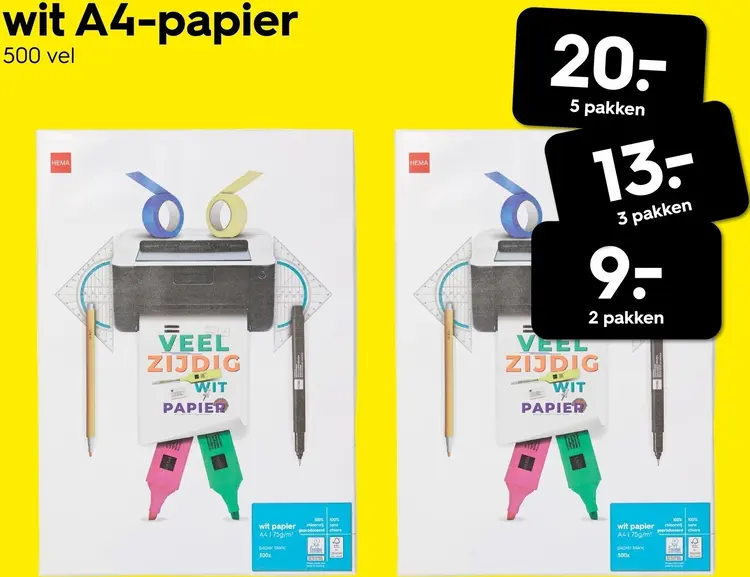 Aanbieding: Wit A4-papier