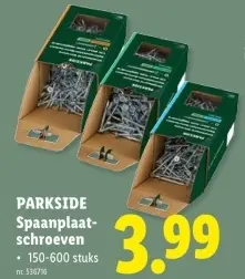 Promotie: Spaanplaatschroeven