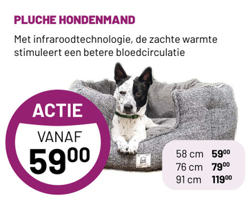 Aanbieding: PLUCHE HONDENMAND