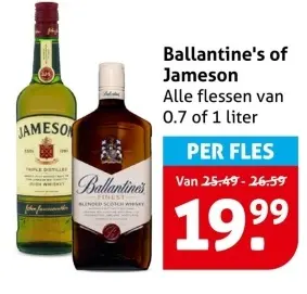 Aanbieding: Ballantine's of Jameson