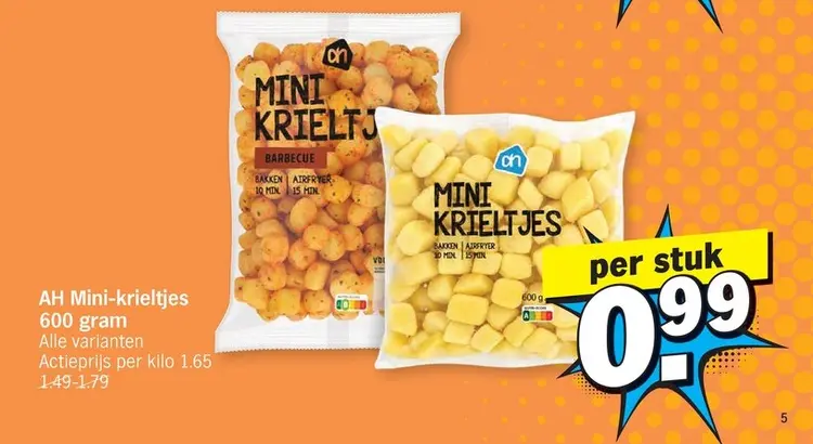 Promotie: Mini-krieltjes 600 gram