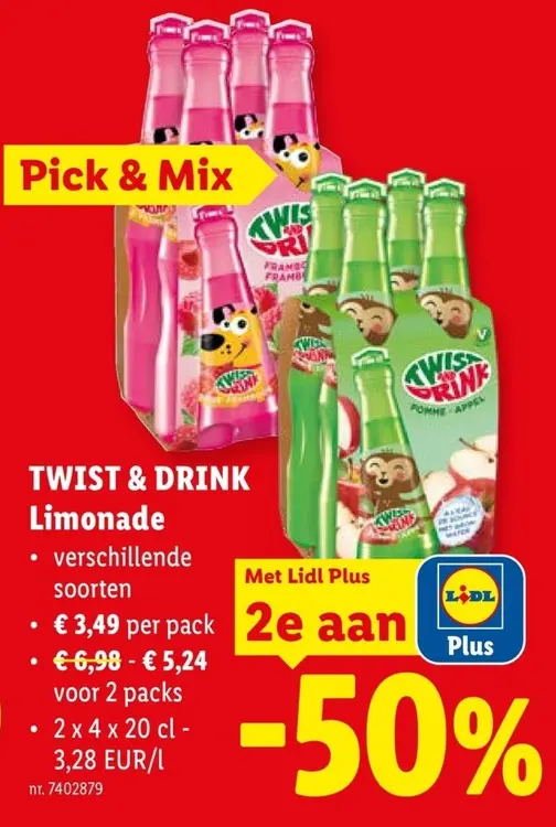 Promotie: TWIST & DRINK Limonade