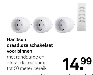 Aanbieding: draadloze schakelset