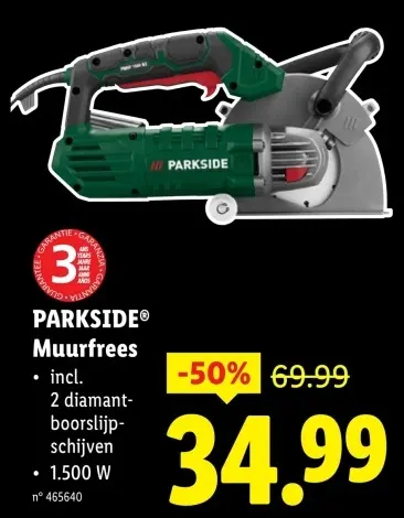 Aanbieding: Muurfrees