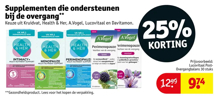 Aanbieding: Lucovitaal Post-Overgangbalans