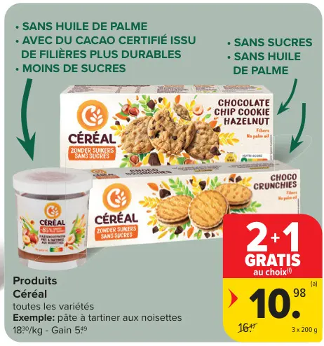 Offre: Produits Céréal