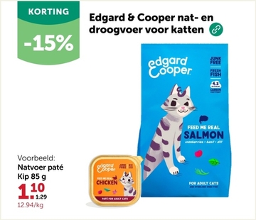 Aanbieding: Edgard & Cooper nat- en droogvoer voor katten