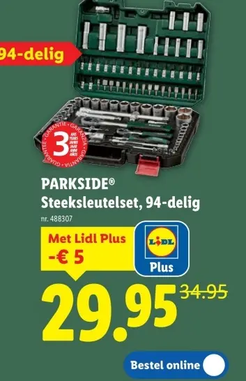 Promotie: Steeksleutelset