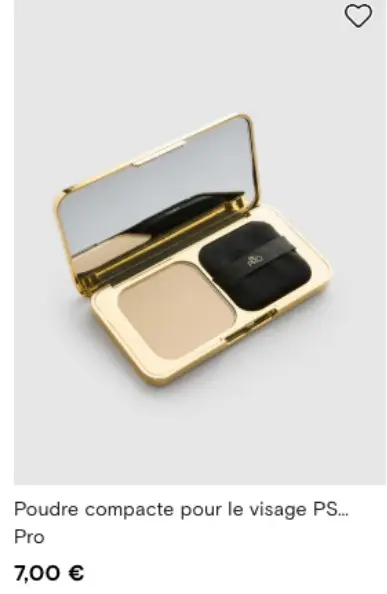 Offre: Poudre compacte pour le visage PS... Pro