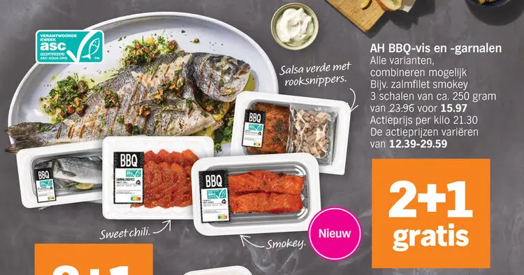 Promotie: BBQ-vis en -garnalen