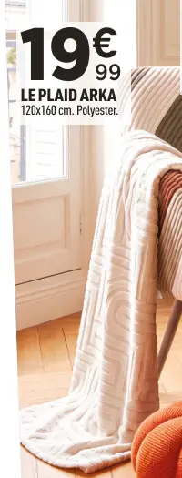 Offre: Le plaid arka