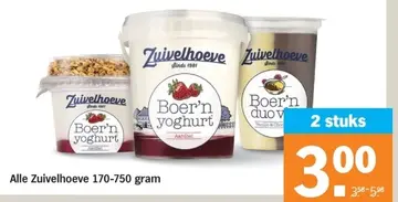 Aanbieding: Zuivelhoeve Boer'n yoghurt