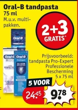 Aanbieding: Oral-B tandpasta