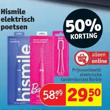 Aanbieding: Hismile elektrisch poetsen